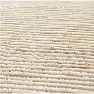 Anthropologie Metallic Woven Rug 5x3